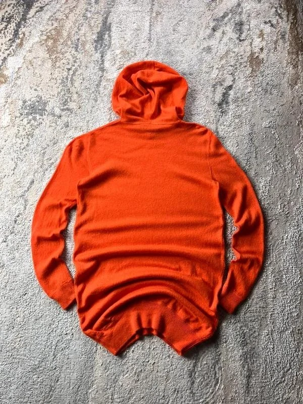 Ralph Lauren Women’s orange cashmere hoodie Size S – photo 7